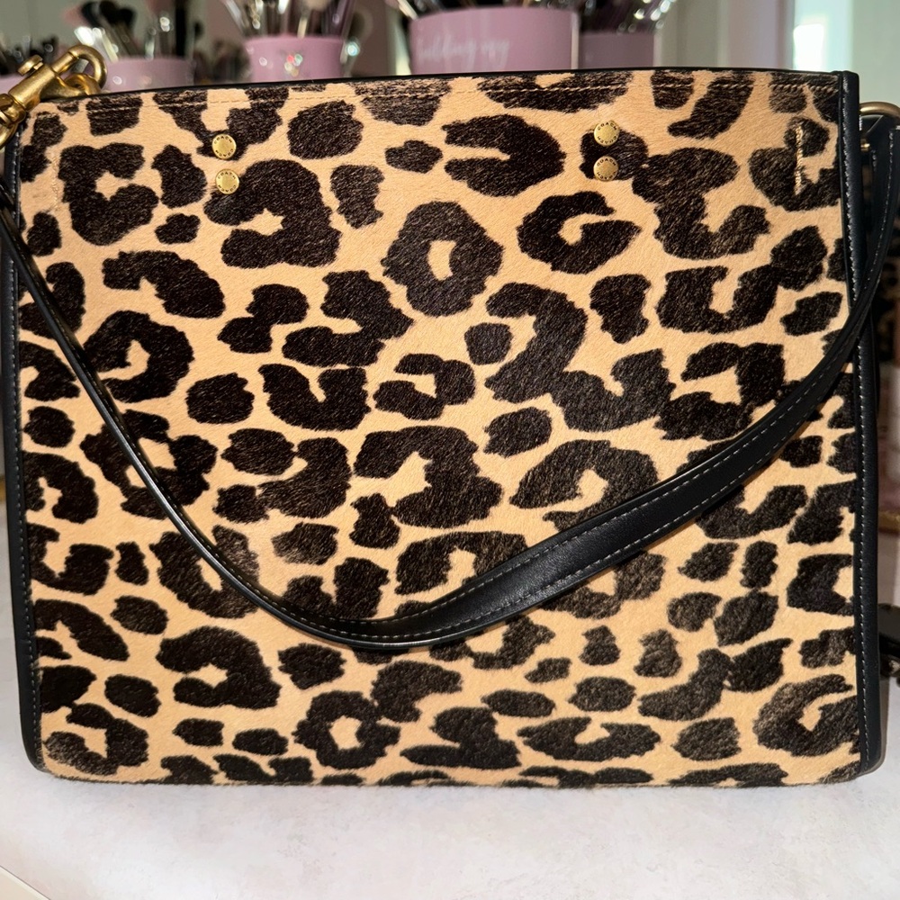 Coach Rogue Hair Calf in Leopard Print